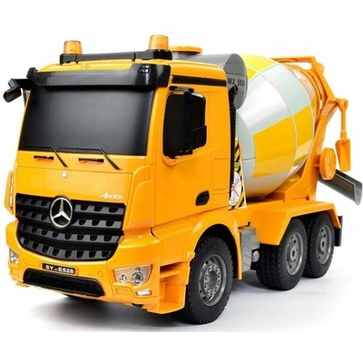 Double E RC Mercedes-Benz Arocs Cement Mixer 4WD RTR žlutá 1:20