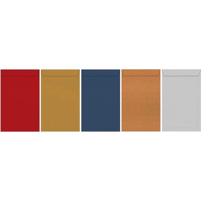 UNIPAP dopisní obálka metallic 120g C4 229x324mm - mix barev 5550376 564842