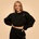 GymBeam BeastPink Дамски суичър Bliss Cropped Black L