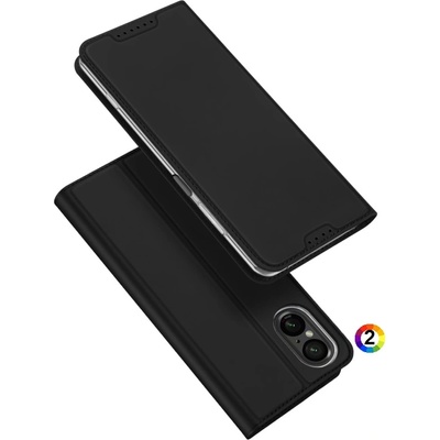 Sony Xperia 5 V DUX DUCIS Кожен Калъф и Протектор