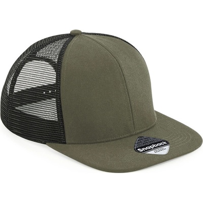 Beechfield B 664 Original Trucker 6 panelová COT530664u0999-olive green Olivová/černá
