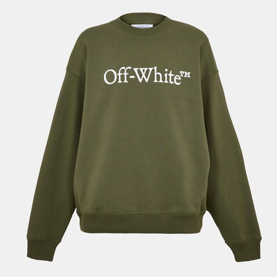 Off White Блуза Off White Men's Skate Crewneck Sweatshirt - Moss/White