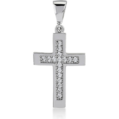 Lillian Vassago Zlatý přívěsek z bílého zlata se zirkony LLV11 GP090W