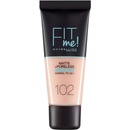 Maybelline Sjednocující make-up s matujícím efektem Fit Me! Matte & Poreless Make-Up 102 Fair Ivory 30 ml