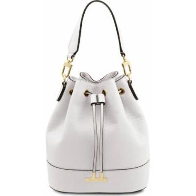 Tuscany Leather Kožená kabelka do ruky s crossbody popruhom TL Bag Čierna