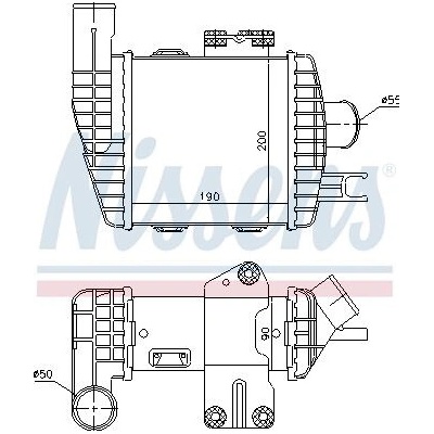 Chladič turba NISSENS 96661