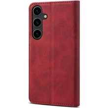 Lenuo Leather flipové pouzdro Samsung Galaxy S24+ červená 9311