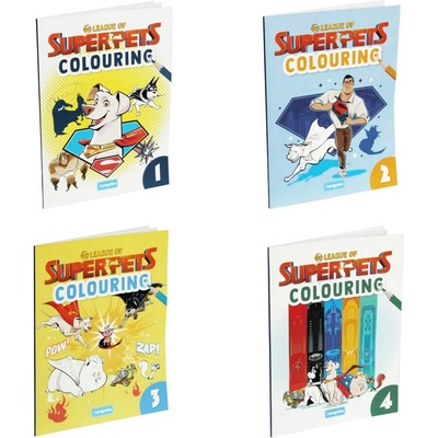 Europrice КНИЖКА ЗА ОЦВeТЯВАНЕ 32 СТР. super pets 4 ВИДА