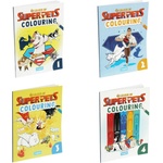 Europrice КНИЖКА ЗА ОЦВeТЯВАНЕ 32 СТР. super pets 4 ВИДА
