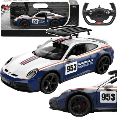 Rastar RC Porsche 911 Dakar Performance modrý RTR 1:14