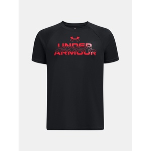 Under Armour UA Tech Split Wordmark SS Тениска за момчета Under Armour | Cheren | Момчешки | 122