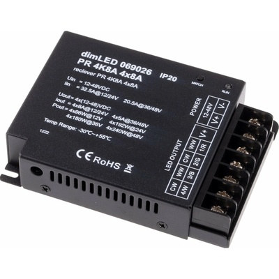 T-LED, Přijímač dimLED PR 4K8A 4v1
