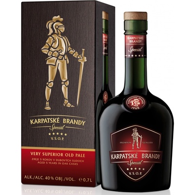 Karpatské Brandy Špeciál 40% 0,7 l (kartón)