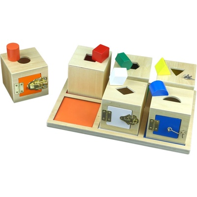 Montessori boxy se zámky – Sleviste.cz