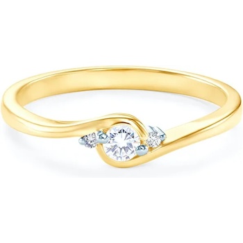 Image 1 of SAVICKI Годежен пръстен: двуцветно злато. диамант