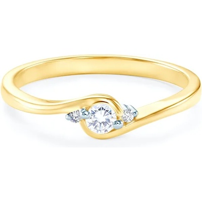 SAVICKI Годежен пръстен: двуцветно злато. диамант