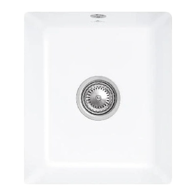 Villeroy & Boch Subway 45 Keramický dřez 380x440 mm, CeramicPlus, Snow White