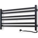 Navin Електрически сушилник за кърпи с термостат AVANGARD 181W, 50x90 см, черен, десен (NV0028)