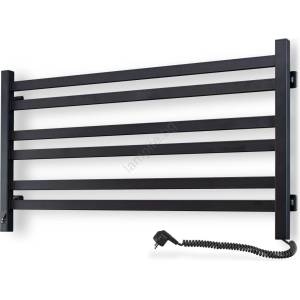 Navin Електрически сушилник за кърпи с термостат AVANGARD 181W, 50x90 см, черен, десен (NV0028)