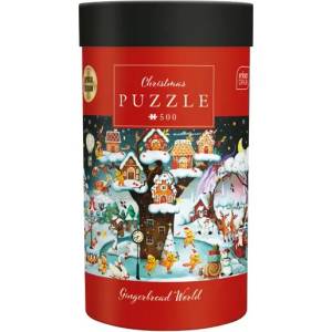 Interdruk - Puzzle Christmas: Gingerbread World - 500 piese