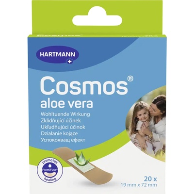 Cosmos Náplast s aloe vera 19 x 72 mm 20 ks