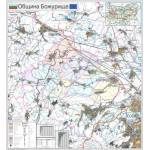Mapmedia Карта на община Божурище (d168)
