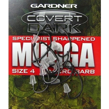 Gardner Hand Sharpened Dark Mugga hooks Barbed veľ.6 10ks
