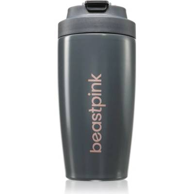 BeastPink Thermo Mug термочаша със сламка боя Grey 500ml