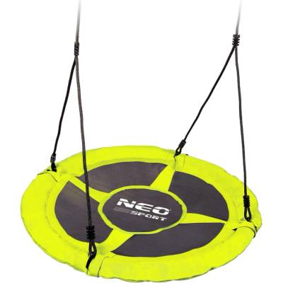 Neo-Sport hojdačka okrúhla Swingo XXL 95cm žltá