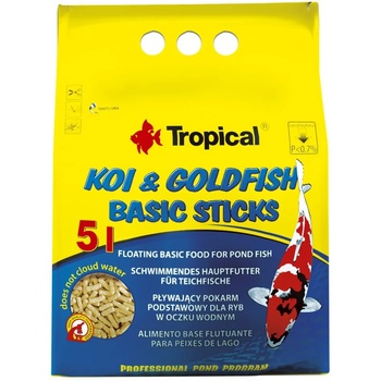 Tropical Koi & Goldfish basic sticks - 5 L
