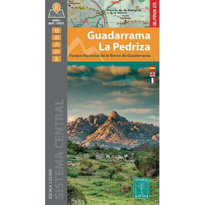 mapa Guadarrama,La Pedriza 1:25 t. PN Sierra de Guadarrama