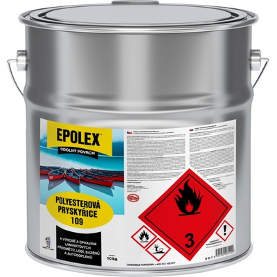 BARVY A LAKY HOSTIVAŘ Epolex Polyester 109 polyesterová pryskyřice + iniciátor 10 kg – Hledejceny.cz