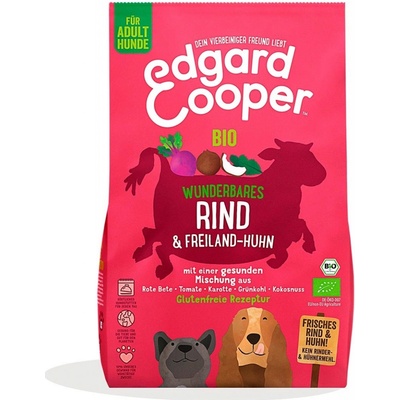 Edgard & Cooper bio hovězí a bio kuřecí 2,5 kg