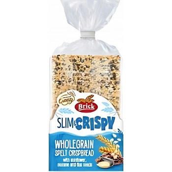 Brick Slim&Crispy Celozrnné křehké plátky se semínky 130 g