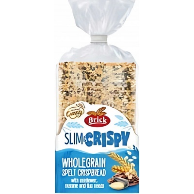 Brick Slim&Crispy Celozrnné křehké plátky se semínky 130 g