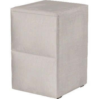 Carmen Нощно шкафче за спалня puzzle ляво - крем 01