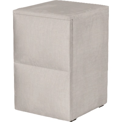 Carmen Нощно шкафче за спалня puzzle ляво - крем 01