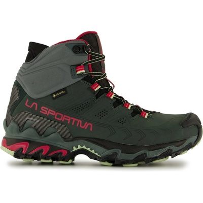 La Sportiva Дамски туристически обувки La Sportiva Women's Ultra Raptor II Mid Leather Wide GTX Walking boots - Charcoal / Cerise - размер 37, 5 (EU) (119-0589-0114)