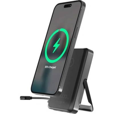 Gembird PB10-WPC15MS-01 10000mAh безжична преносима зарядна станция, черна (PB10-WPC15MS-01)