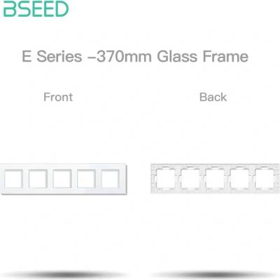 BSEED prepínač/zásuvkový panel - Echo Click Biela 1 Plast