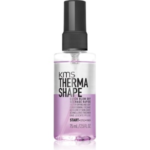KMS Thermashape Quick Blow Dry стилизиращ защитен спрей за коса за по-бързо оформяне на прическата със сешоар 75ml