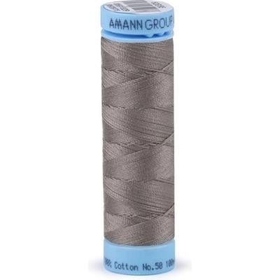 Bavlněné nitě 100 m Etiketní č.50 Triana Amann 1358 Steel Gray