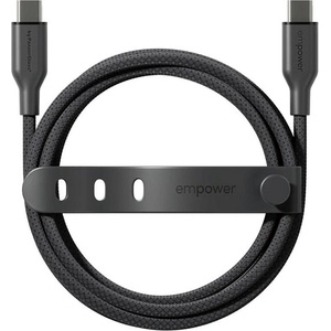 PanzerGlass Кабел PanzerGlass - Racing, USB-C/USB-C, 1.2 m, черен (5715685027611)