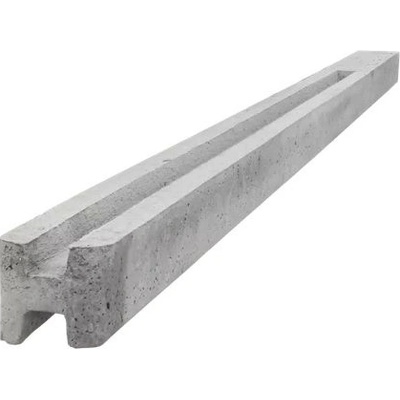 Betonový sloupek průběžný na 2,5 m plot (340 cm) hladký (cena za 1 ks) - Pískovec