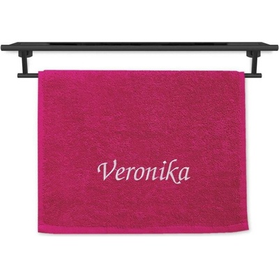 Povlečení Plus ručník se jménem na přání 30 x 50 cm Viola purpur