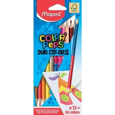 Maped Pastelky Color'Peps Duo 9829600 24 barev
