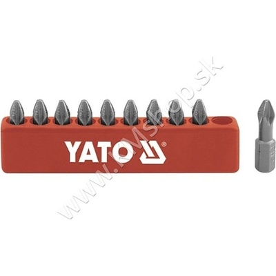 Bit křížový 1/4" PH0 x 25 mm 10 ks