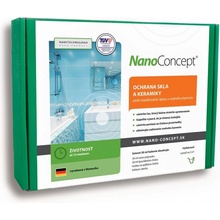 NanoConcept Set nano ochrana skla a keramiky proti usádzaniu špiny a vodného kameňa 30 ml