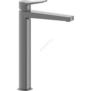 Armatura 4522-712-61 - Смесител за умивалник + изпускател MALAGA 30, 3 cm металносив (KF0206)