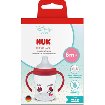 Nuk Perfect Match Шише за сок 150 мл. , 6+мес. , Disney, Мини (10215397)